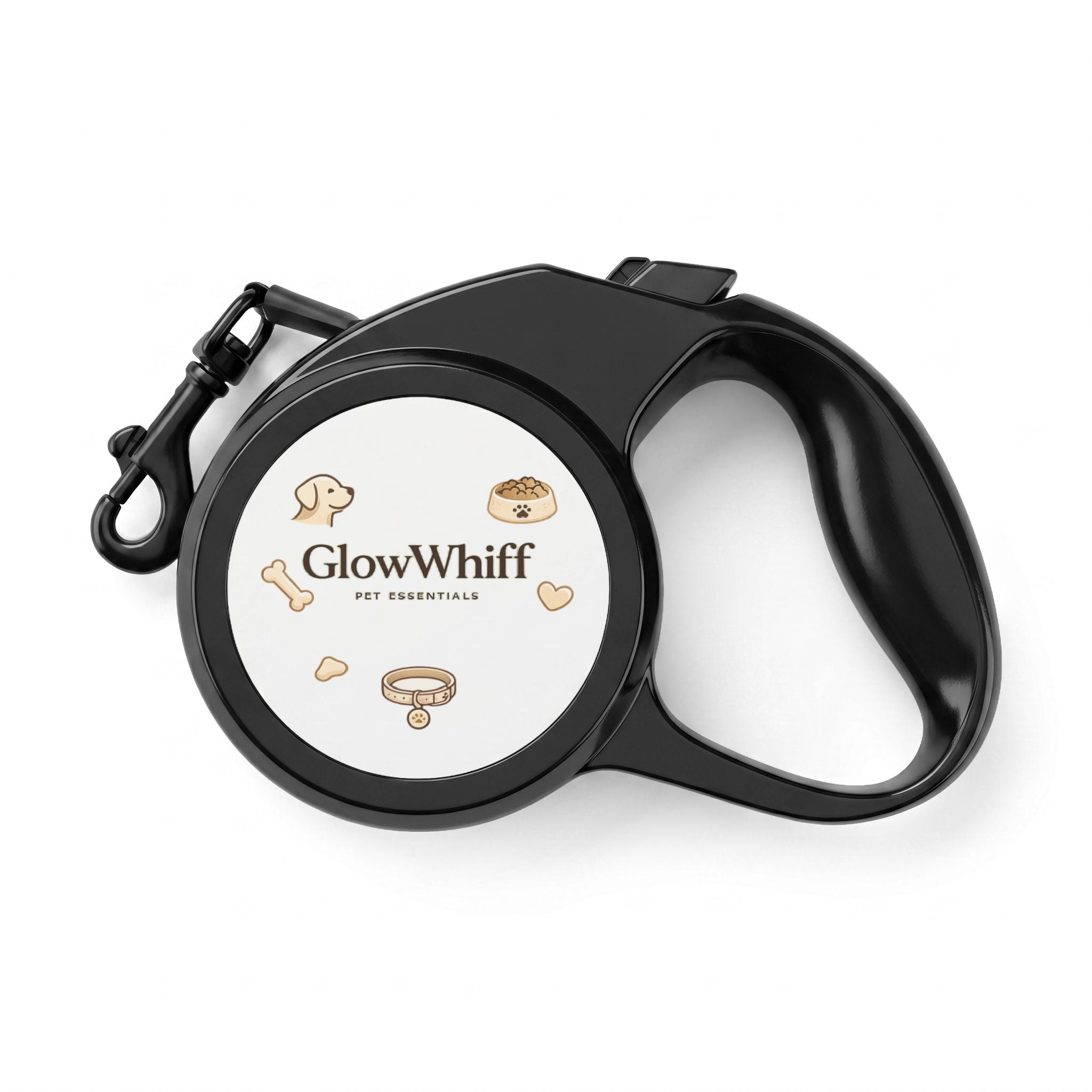 Retractable Pet Leash — GlowWhiff Logo Design